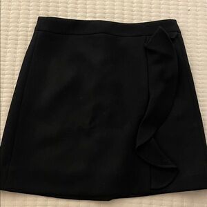 JCREW BLACK WOOL SKIRT